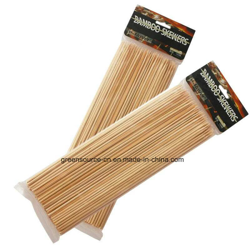 Food Grade BBQ Skewers Bamboo Skewers Barbecue Skewers Grill Sticks