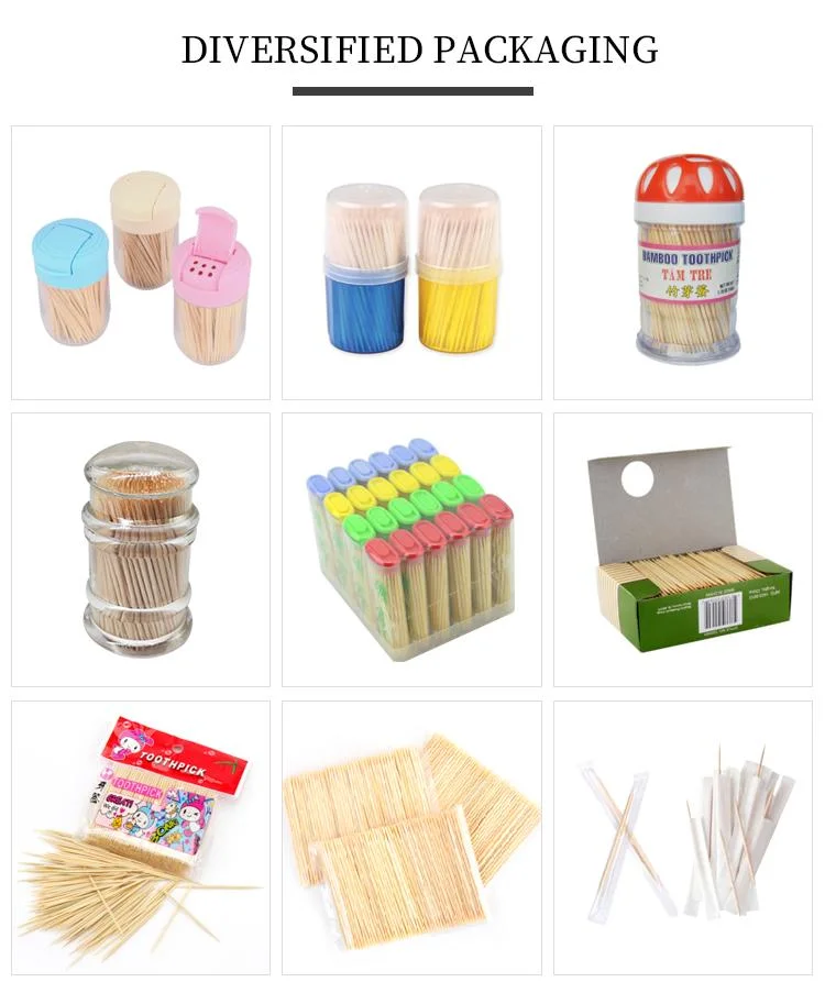 Good Quality Bamboo Toothpick Disposable Custom in Plastic Tube