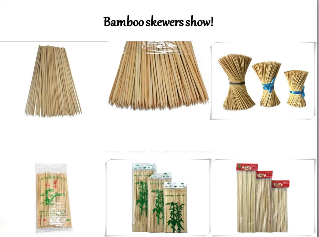 Environmental Disposable Bamboo Skewer Stick BBQ Stick